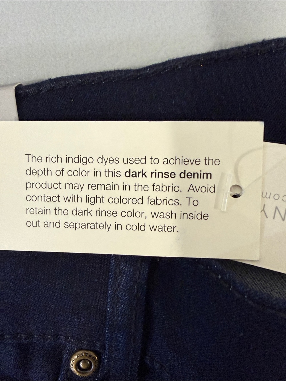 New York & Company Skinny Jean Leggings in Navy Blue - Picture 13 of 14